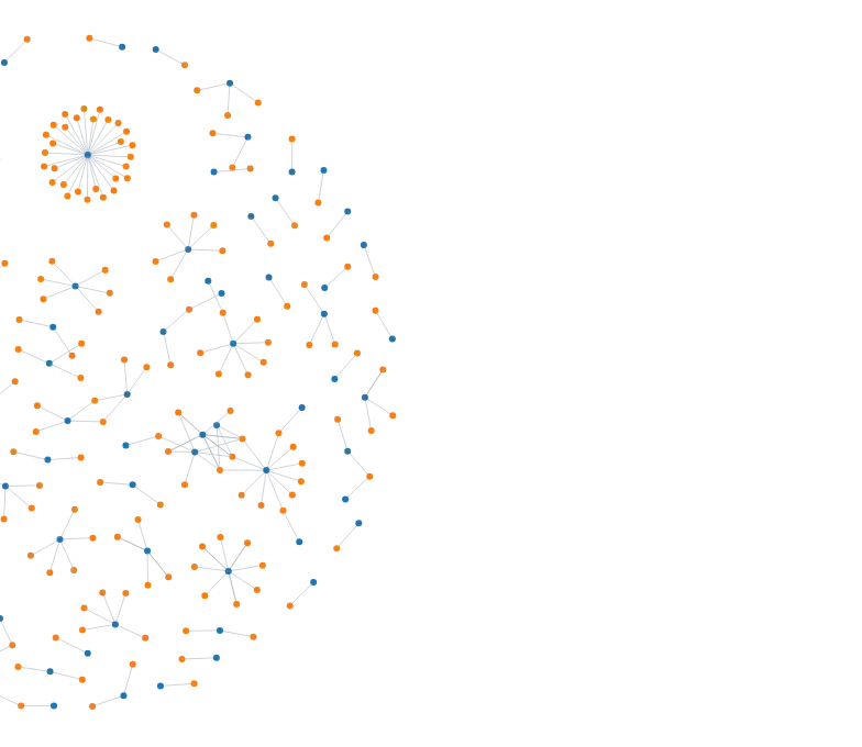 ForceSimulation - disjoint-graph